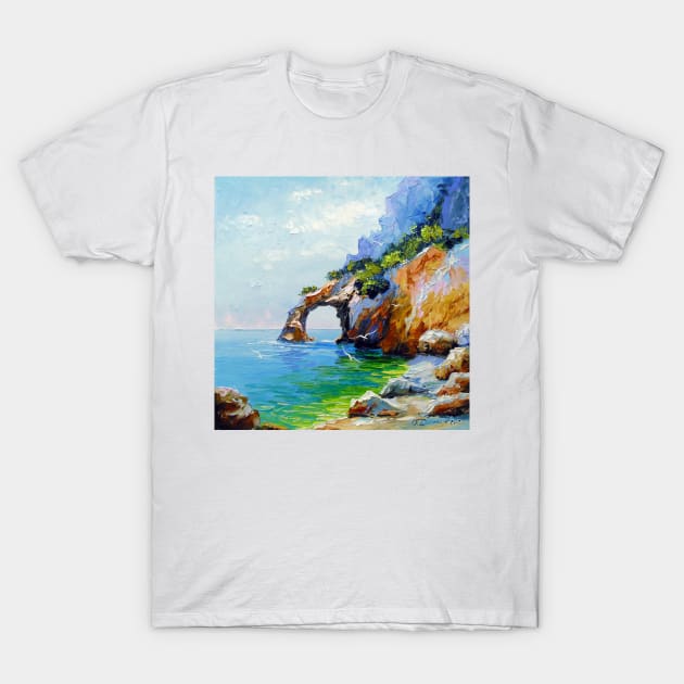 Arch by the sea T-Shirt by OLHADARCHUKART